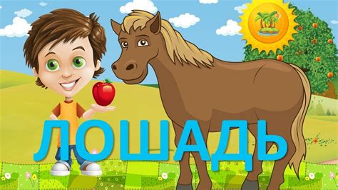 ЛОШАДКА развивающий мультик для маленьких - YouTube