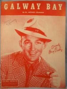 Galway Bay Sheet Music Bing Crosby Voice Guitar Piano 1947 Vintage | eBay