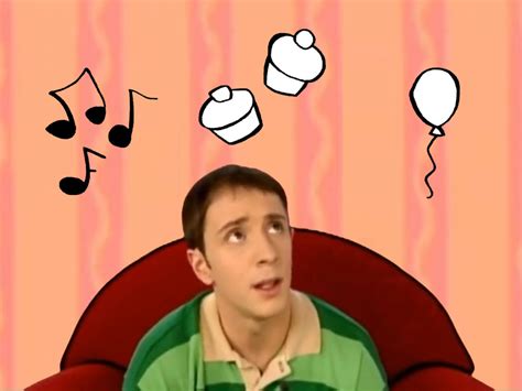 Blue’s Clues Thinking Time From The Scavenger Hunt (Steve’s Version ...