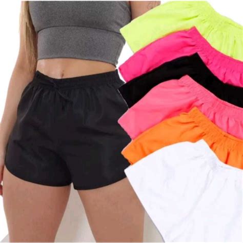 Shorts Tactel Feminino Praia - Shorts Tactel Feminino Cores Variádas Verão Basico Praia / Laser ...