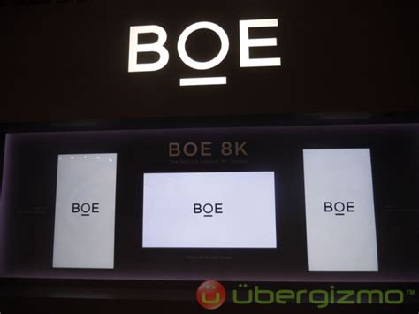 BOE Reveal World’s Largest 8K Displays | Ubergizmo