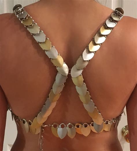 Custom Scale Mail Bikini Top (unlined) - Etsy