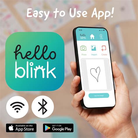 how to connect hello blink sticker maker