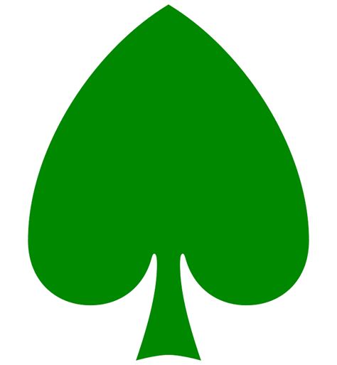 Suit Spades 4 colors - Free vector clipart images on creazilla.com