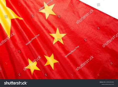 China Flag Waving Background Isolated Stock Photo 2095200391 | Shutterstock