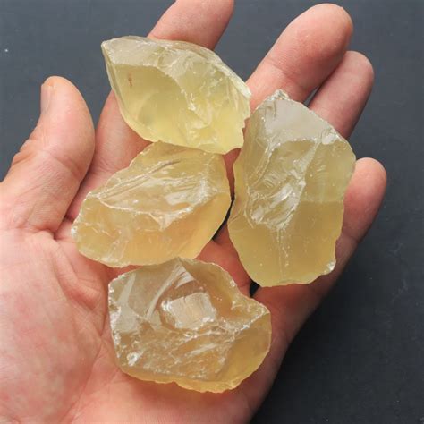 100g Natural Big Size Raw Topaz Citrine Rough Stones Minerals And ...