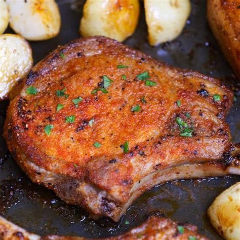 how to cook thick pork chops in oven