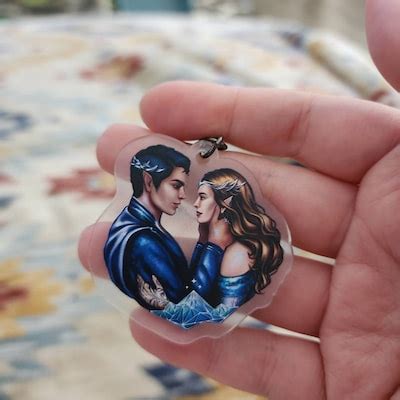 Sera and Nyktos Acrylic Figurines for Bookshelves - Etsy