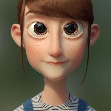 Girl 3d Character Animation, 3d Model Character, Female Character ...