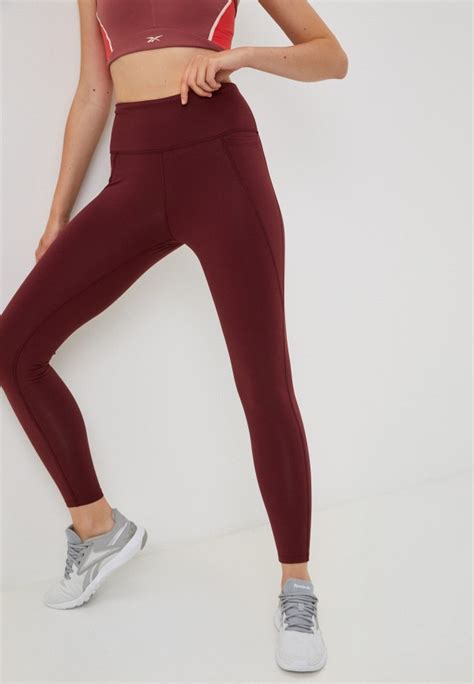 Тайтсы Reebok LUX HIGH WAISTED TIGHT, цвет: бордовый, RTLACY316601 ...