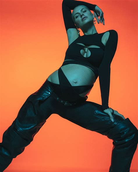 Pregnant LENA GERCKE at a Photoshoot, 2022 – HawtCelebs