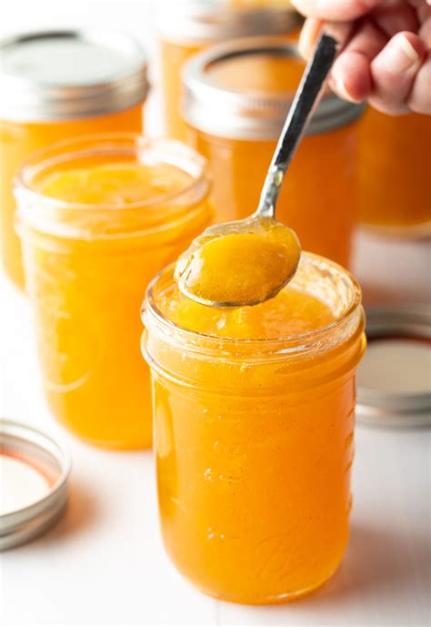peach jam peach preserves recipe  spicy perspective