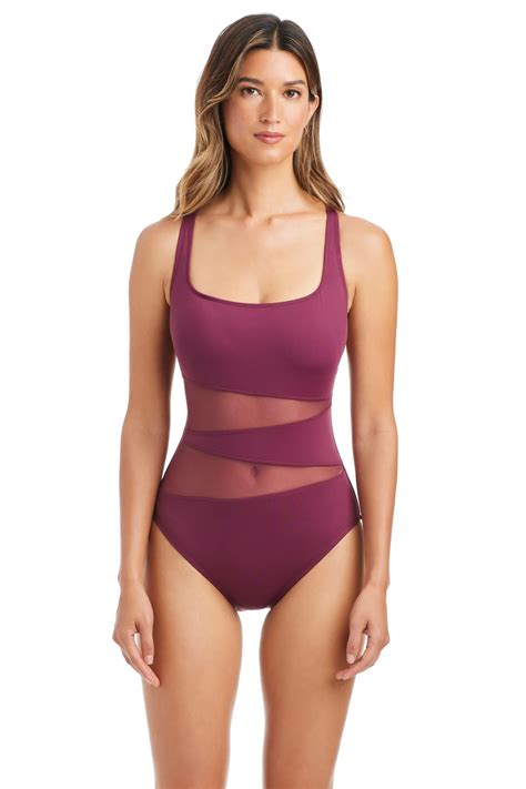 Mesh Square Neck One Piece Swimsuit | Everything But Water