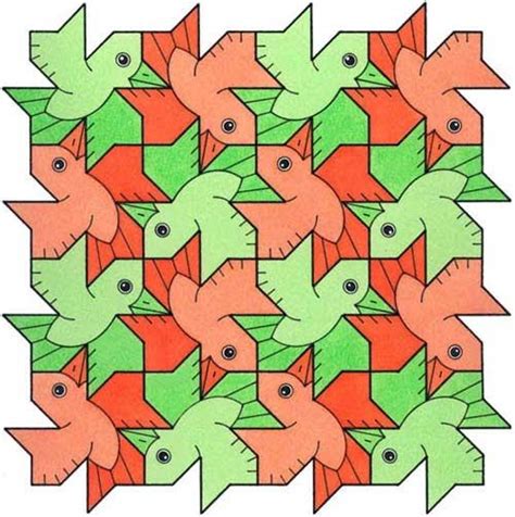 birds  geometric  motif   square david baileys world