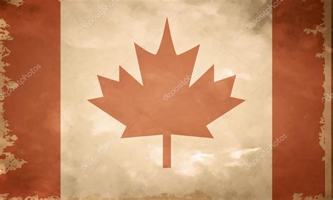 Canadian grunge flag — Stock Vector © bastinda18 #113215372