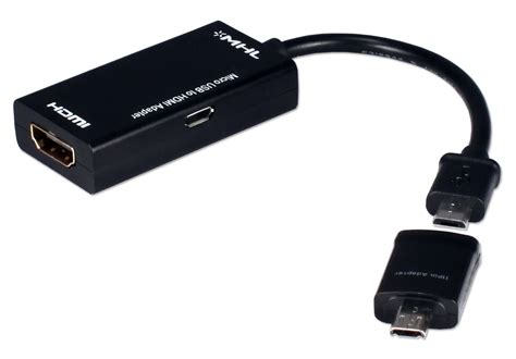 MHL-HD - MHL Micro-USB to HDMI Converter Kit with 5 to 11-Pin Adapter