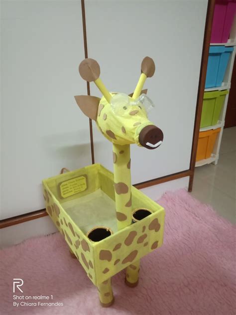 Diy Giraffe Craft from Waste Materials