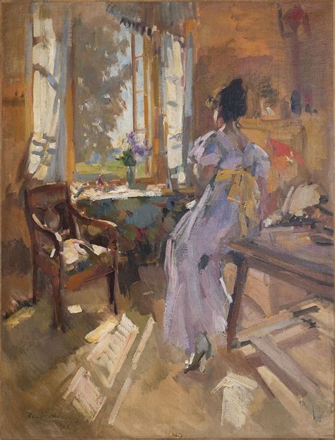 Девушка у окна - Музей русского импрессионизма.ДЕВУШКА У ОКНА, 1910-Е ...