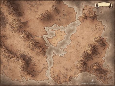 This is an unlabeled world map with added points of interest and roads