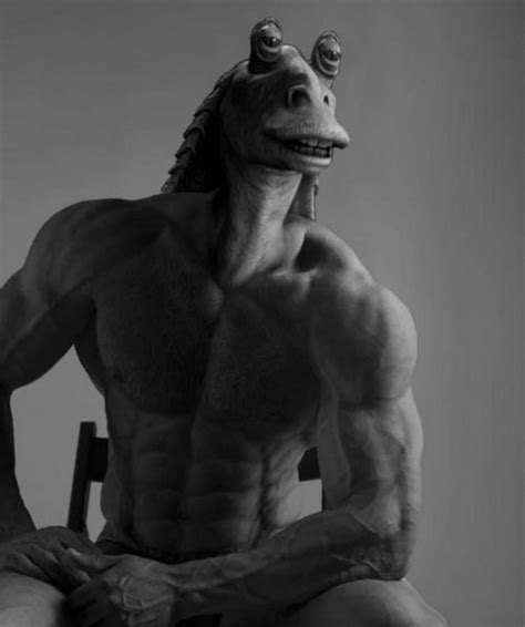 Gigachad jar jar binks Blank Template - Imgflip