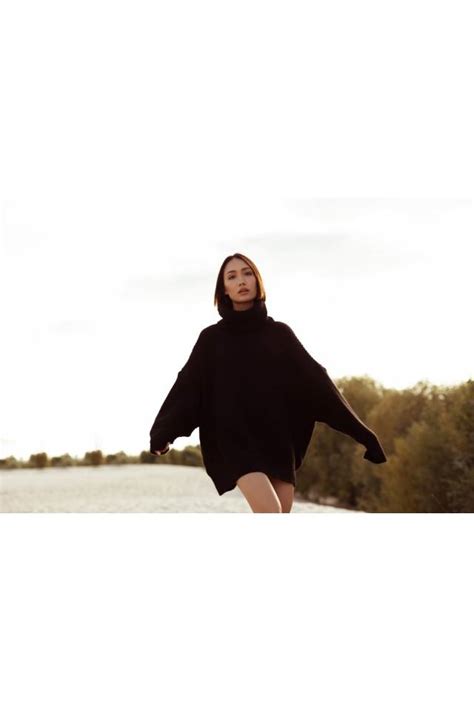 Свитер женский OVERSIZE - черный Black Limit купить в Киеве и Украине