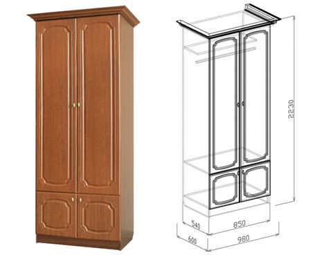 Шкаф платяной №13 Диана купить в интернет-магазине в СПб. Цена, отзывы ...