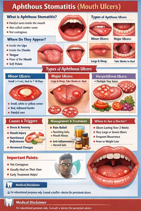 medical understanding  easy aphthous stomatitis mouth ulcers