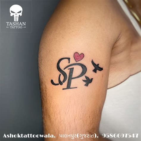 letter  p tattoo