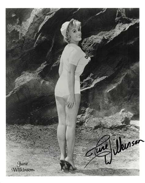 June Wilkinson Autographed Signed Actress Model Autograph 8 X 10 Photo