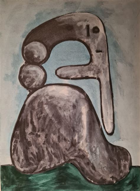 After Picasso's Naked woman, 1949