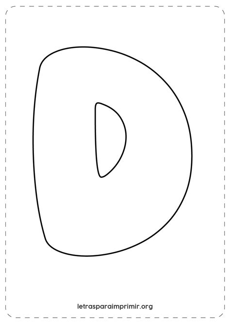 Letras D Para Imprimir - 8