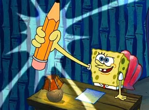 Spongebob Pencil Blank Template - Imgflip