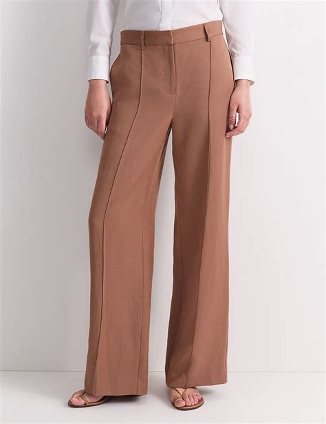womens brown trousers  ms