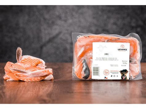 Losos 1 kg - FooFoo - ručně vyráběné obojky a vodítka pro psy