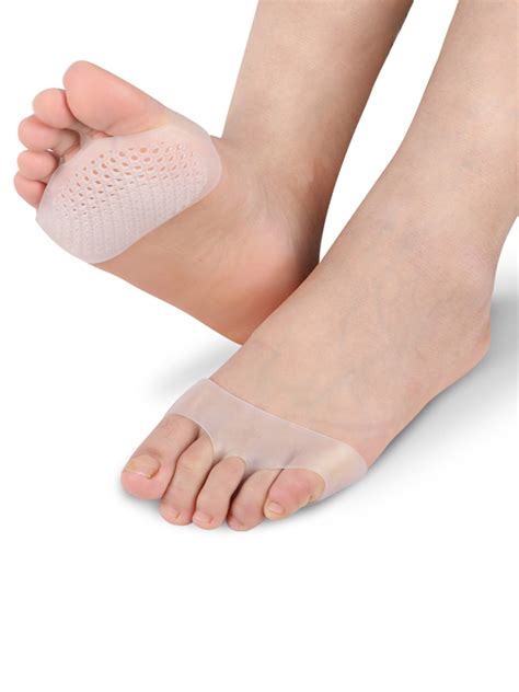 SAYFUT Half Toe Sleeve Metatarsal Pads, Ball of Foot Cushion Bunion