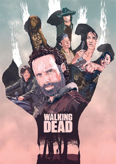 [FAN ART] TWD poster artwork by Alan Iwanowski-Pineiro : thewalkingdead