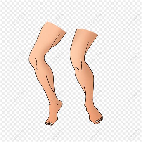 손으로 그린 근육 다리 일러스트 클립 아트,그 남자,만화 PNG 일러스트 무료 다운로드 - Lovepik