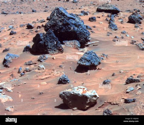 Mars Exploration Rover Spirit Mission, Possible Meteorite Stock Photo ...