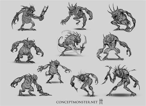 Creature Sketches by AlexRuizArt on DeviantArt