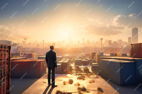 Premium AI Image | Businessman exploring untapped markets and ...