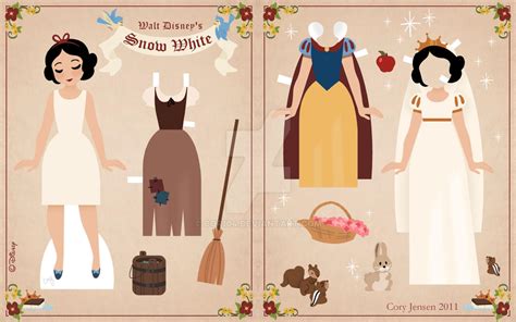 Snow White Paper Doll 2 by Cor104 on DeviantArt