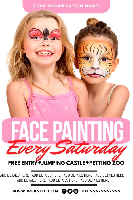 Face Painting Poster Template | PosterMyWall