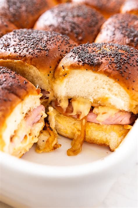 Crowd pleaser ham cheese sliders – Artofit