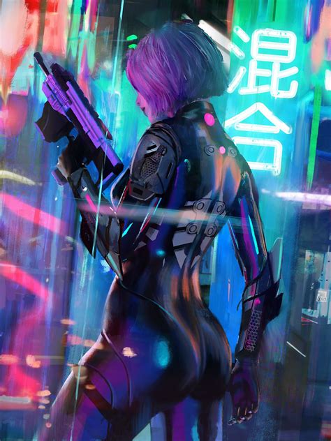 Runner Cyberpunk 2077, Arte Cyberpunk, Cyberpunk Girl, Cyberpunk