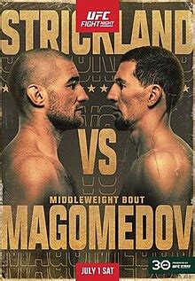 UFC on ESPN: Strickland vs. Magomedov - Wikipedia