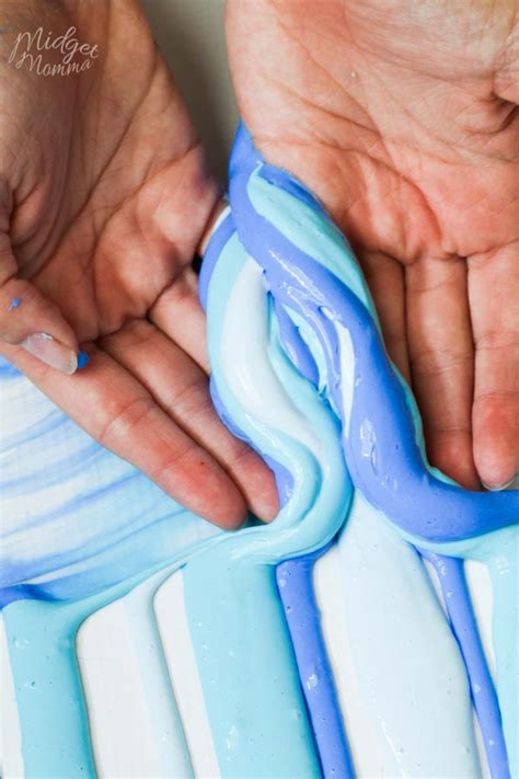 ocean slime    slime  saline solution midgetmomma