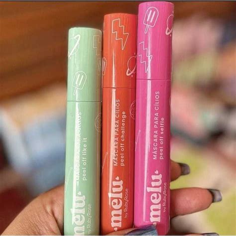 Rimel Melu Qual O Melhor - melu mascara de cilios rimel alongamento dos cilios cor rosa laranja e ...