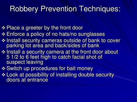 PPT - ROBBERY PREVENTION AND AWARENESS TRAINING PowerPoint Presentation ...