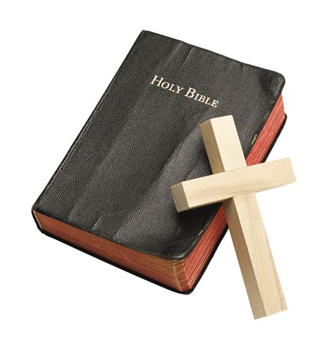 Bible Wooden Cross Christian Faith Sacred Text PNG | PNG All