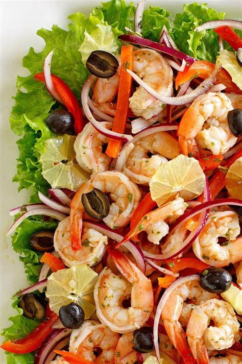 Spicy Lemon Shrimp Salad - Recipe Girl